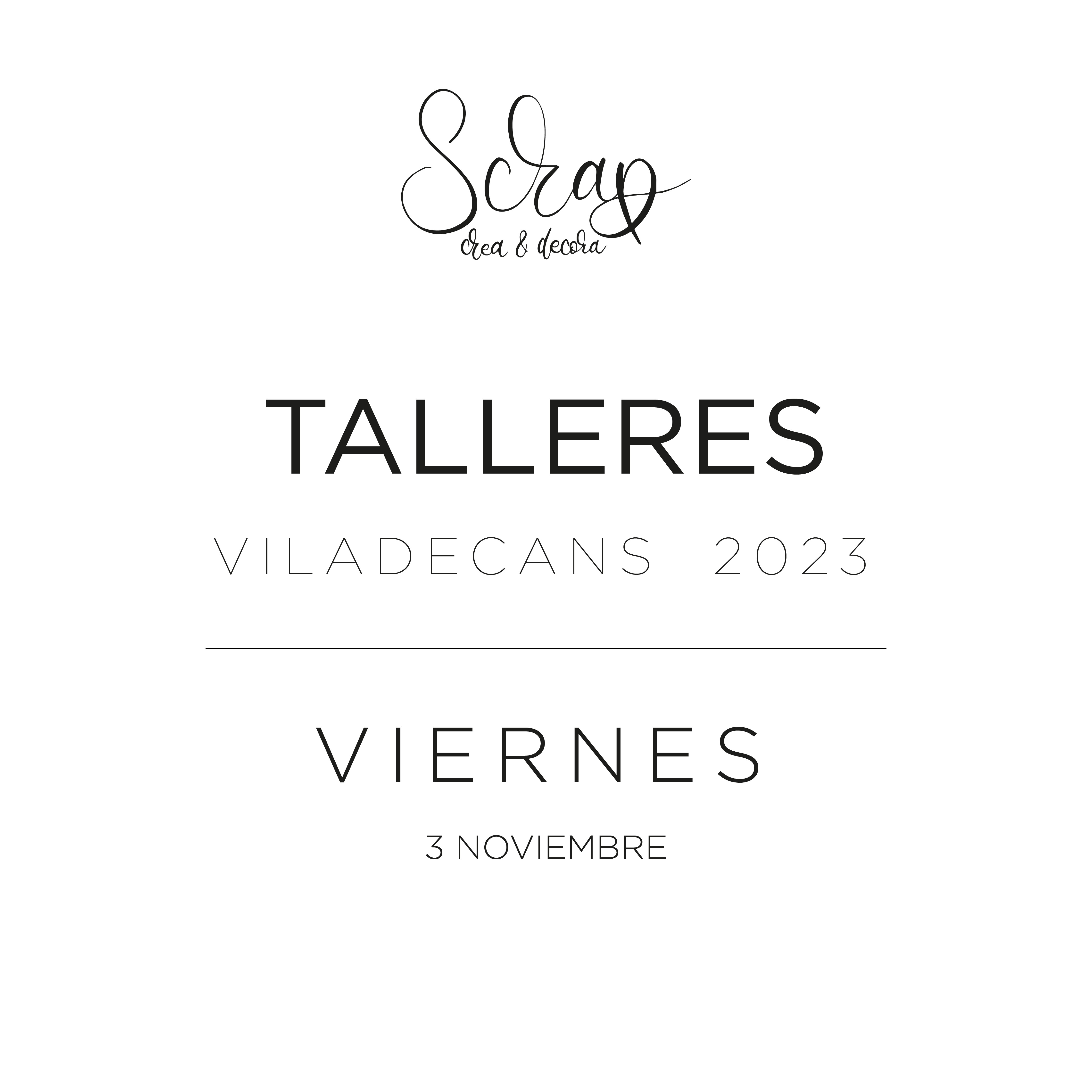 Talleres VIERNES - 3 noviembre 2023